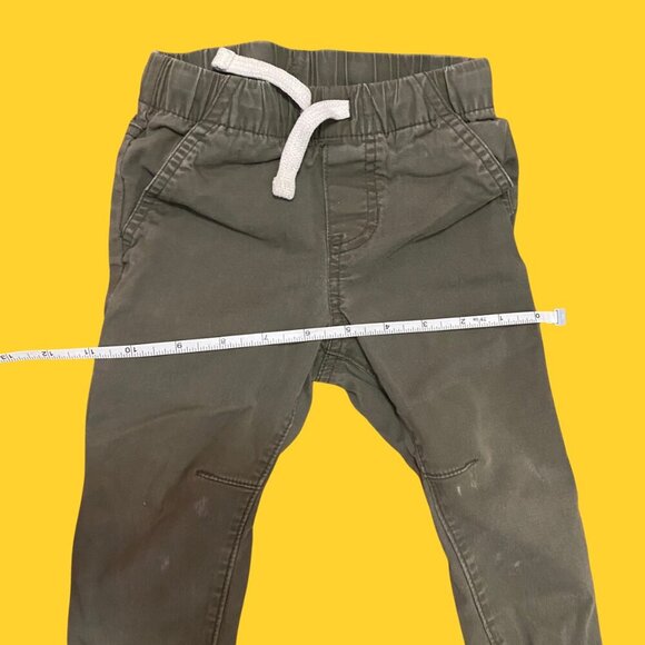 Cat & Jack Olive Green Toddler Jogger Pants | Size 2T | Comfy Elastic Waist - Picture 5 of 8